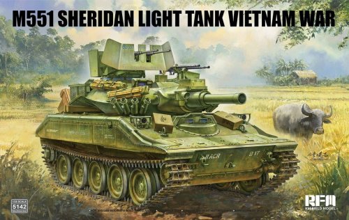 Przejdź do produktu Rye Field Model 5142 - 1:35 M551 Sheridan Light Tank Vietnam War