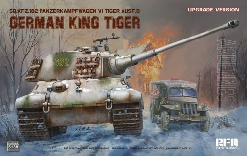 Przejdź do produktu Rye Field Model 5138 - 1:35 German King Tiger Pz.Kpfw. VI Ausf. B Upgrade Version