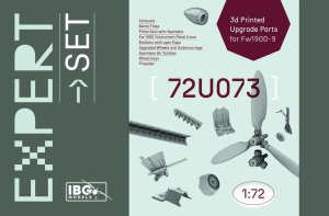 IBG 72U073 - 1:72 Focke Wulf Fw 190D-9 Expert Set 3D Printed Upgrade Parts