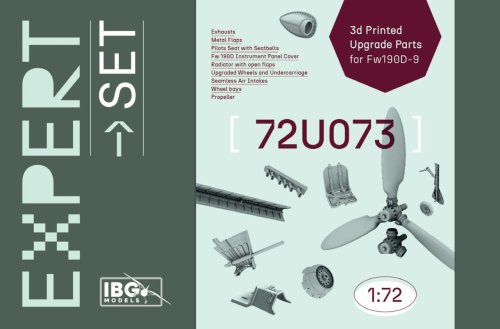 Przejdź do produktu IBG 72U073 - 1:72 Focke Wulf Fw 190D-9 Expert Set 3D Printed Upgrade Parts