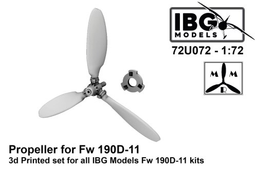 Przejdź do produktu IBG 72U072 - 1:72 Propeller for Fw 190D-11