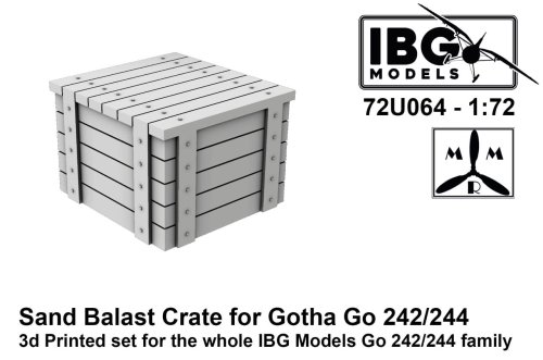 Przejdź do produktu IBG 72U064 - 1:72 Sand Balast Crate for Gotha Go 242/244