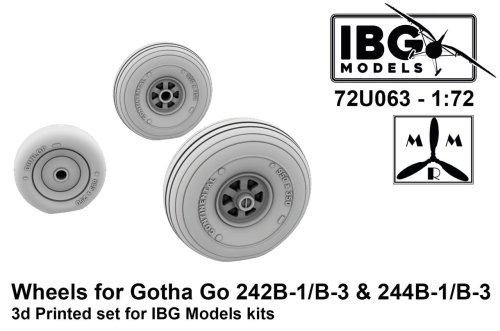 Przejdź do produktu IBG 72U063 - 1:72 Wheels for Gotha Go 242B-1/B-3 & 244B-1/B-3