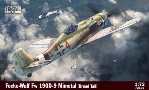 Przejdź do produktu IBG 72537 - 1:72 Focke Wulf Fw 190D-9 Mimetall Broad Tail