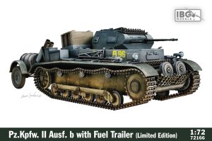 IBG 72166 - 1:72 Pz.Kpfw. II Ausf. b with Fuel Trailer Limited Edition