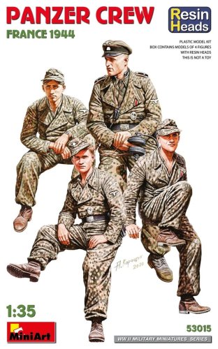 Przejdź do produktu Miniart 53015 - 1:35 Panzer Crew France 1944 Resin Heads