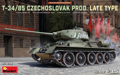 Przejdź do produktu Miniart 37078 - 1:35 T-34/85 Czechoslovak Prod. Late Type