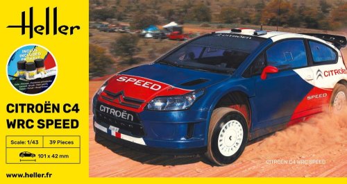 Przejdź do produktu Heller 56117 - 1:43 Citroen C4 WRC Speed model z farbami