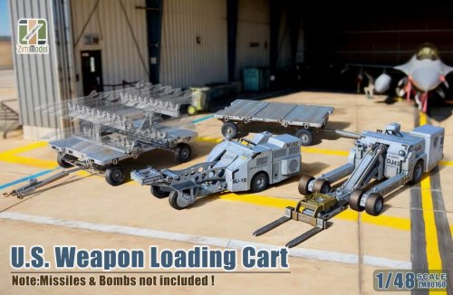 Przejdź do produktu Zimi Model 80160 - 1:48 U.S. Weapon Loading Cart