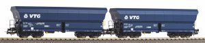 PIKO 58282 H0 - Zestaw 2 wagonów samowyładowczych typu Falns, VTG, ep.VI