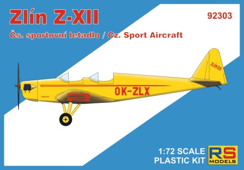 Przejdź do produktu RS Models 92303 - 1:72 Zlin Z-XII Sport Aircraft
