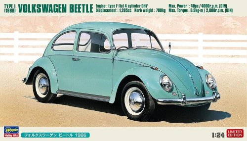 Przejdź do produktu Hasegawa 20732 - 1:24 Volkswagen Beetle Type 1 1966