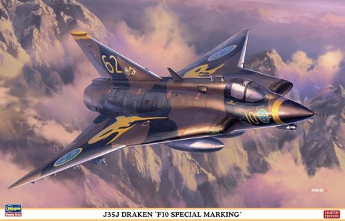 Przejdź do produktu Hasegawa 07547 - 1:48 J35J Draken F10 Special Marking