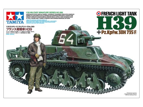 Przejdź do produktu Tamiya 35389 - 1:35 French Light Tank H39 Pz.Kpfw.38H 735(f)
