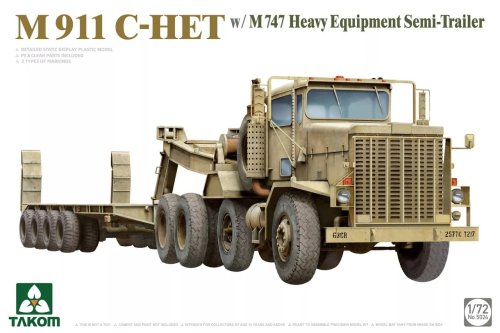 Przejdź do produktu Takom 5024 - 1:72 M911 C-HET w/ M747 Heavy Equipment Semi-Trailer