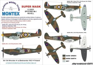 MONTEX K32022 - 1:32 Spitfire Mk.I