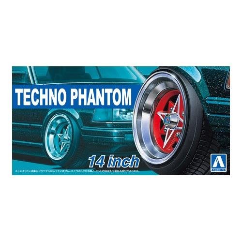 Przejdź do produktu AOSHIMA 05324 - 1:24 Felgi + Opony Techno Phantom 14 inch