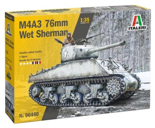 Przejdź do produktu Italeri 96440 - 1:35 M4A3 76 mm Wet Sherman