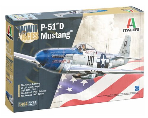 Przejdź do produktu Italeri 1484 - 1:72 P-51D Mustang WWII Aces