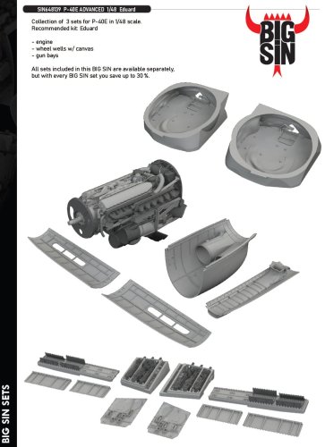 Przejdź do produktu Eduard SIN648139 - 1:48 P-40E Advanced