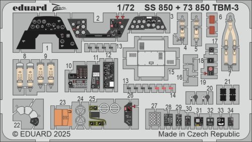 Przejdź do produktu Eduard SS850 - 1:72 TBM-3