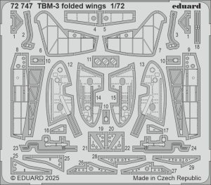 Eduard 72747 - 1:72 TBM-3 folded wings