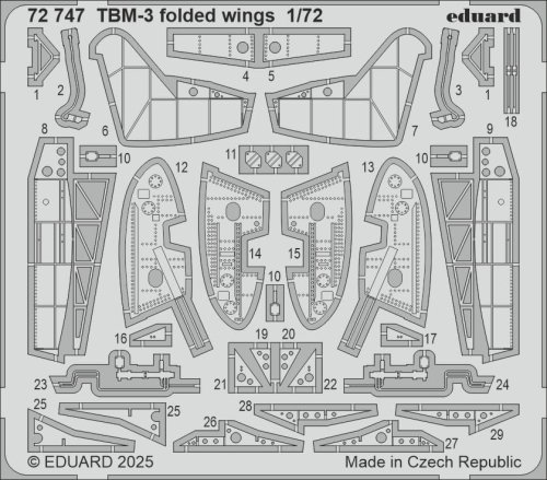 Przejdź do produktu Eduard 72747 - 1:72 TBM-3 folded wings
