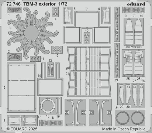 Przejdź do produktu Eduard 72746 - 1:72 TBM-3 exterior