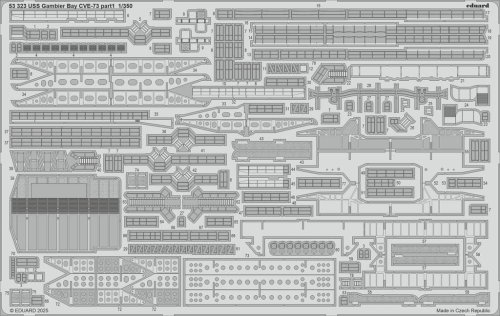 Przejdź do produktu Eduard 53323 - 1:350 USS Gambier Bay CVE-73 part 1