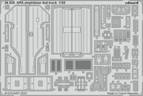 Przejdź do produktu Eduard 36535 - 1:35 GPA amphibian 4x4 truck
