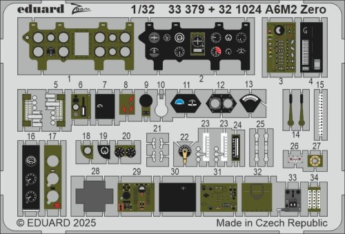 Przejdź do produktu Eduard 33379 - 1:32 A6M2 Zero