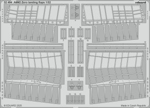 Eduard 32494 - 1:32 A6M2 Zero landing flaps