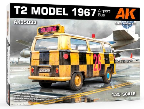 Przejdź do produktu AK Interactive 35033 - 1:35 T2 Model 1967 Airport Bus