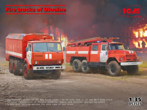 Przejdź do produktu ICM DS3527 - 1:35 Fire Trucks of Ukraine