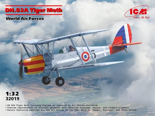 Przejdź do produktu ICM 32019 - 1:32 DH.82A Tiger Moth