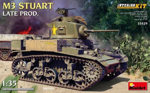 Przejdź do produktu Miniart 35429 - 1:35 M3 Stuart Late Prod. w/ Interior Kit
