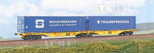 Przejdź do produktu Acme 90263 H0 - Wagon intermodalny platforma typu Sggmrss z kontenerami, Clip, ep.VI