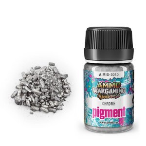 Ammo Mig 3040 - Pigment Chrome 35 ml