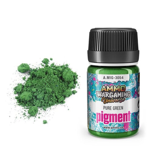 Przejdź do produktu Ammo Mig 3054 - Pigment Pure Green 35 ml