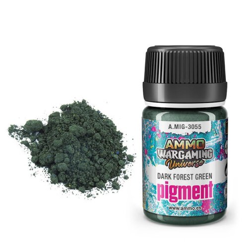 Przejdź do produktu Ammo Mig 3055 - Pigment Dark Forest Green 35 ml