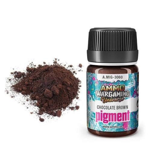 Przejdź do produktu Ammo Mig 3060 - Pigment Chocolate Brown 35 ml