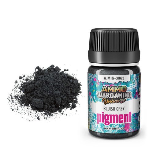 Przejdź do produktu Ammo Mig 3063 - Pigment Bluish Grey 35 ml