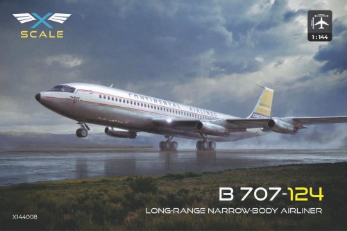 Przejdź do produktu X-Scale 144008 - 1:144 B707-124 Long Range Narrow Body Airliner