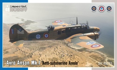 Przejdź do produktu Special Hobby 48211 - 1:48 Avro Anson Mk.I Anti-Submarine Annie