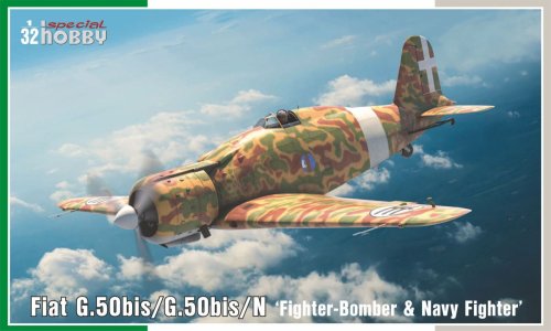 Przejdź do produktu Special Hobby 32089 - 1:32 Fiat G.50bis /G.50bis /N Fighter-Bomber & Navy Fighter