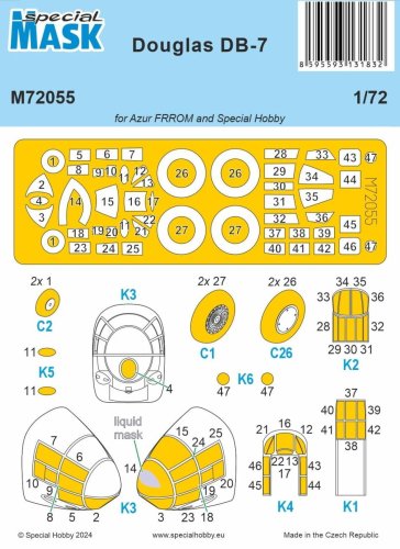 Przejdź do produktu Special Hobby M72055 - 1:72 DB-7 Mask