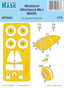 Special Hobby M72052 - 1:72 Westland Whirlwind Mk.I Mask