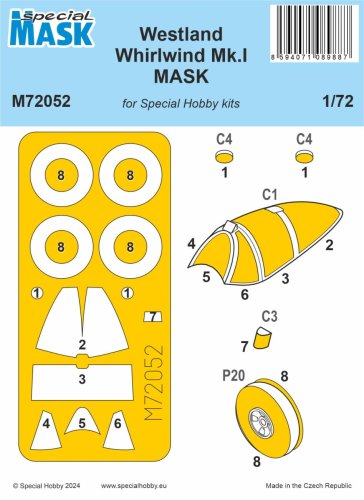 Przejdź do produktu Special Hobby M72052 - 1:72 Westland Whirlwind Mk.I Mask