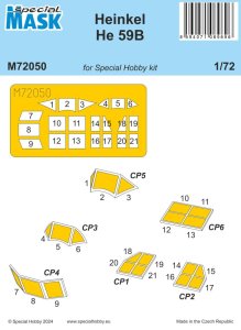 Special Hobby M72050 - 1:72 Heinkel He 59B Mask