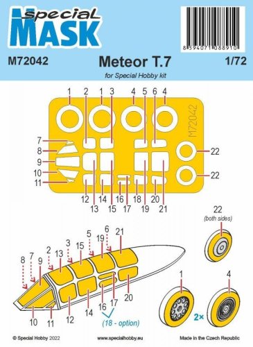 Przejdź do produktu Special Hobby M72042 - 1:72 Gloster Meteor Mk.7 Mask